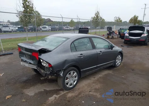2011 Honda Civic Lx из США, поврежденный, VIN 19XFA1F57BE020837